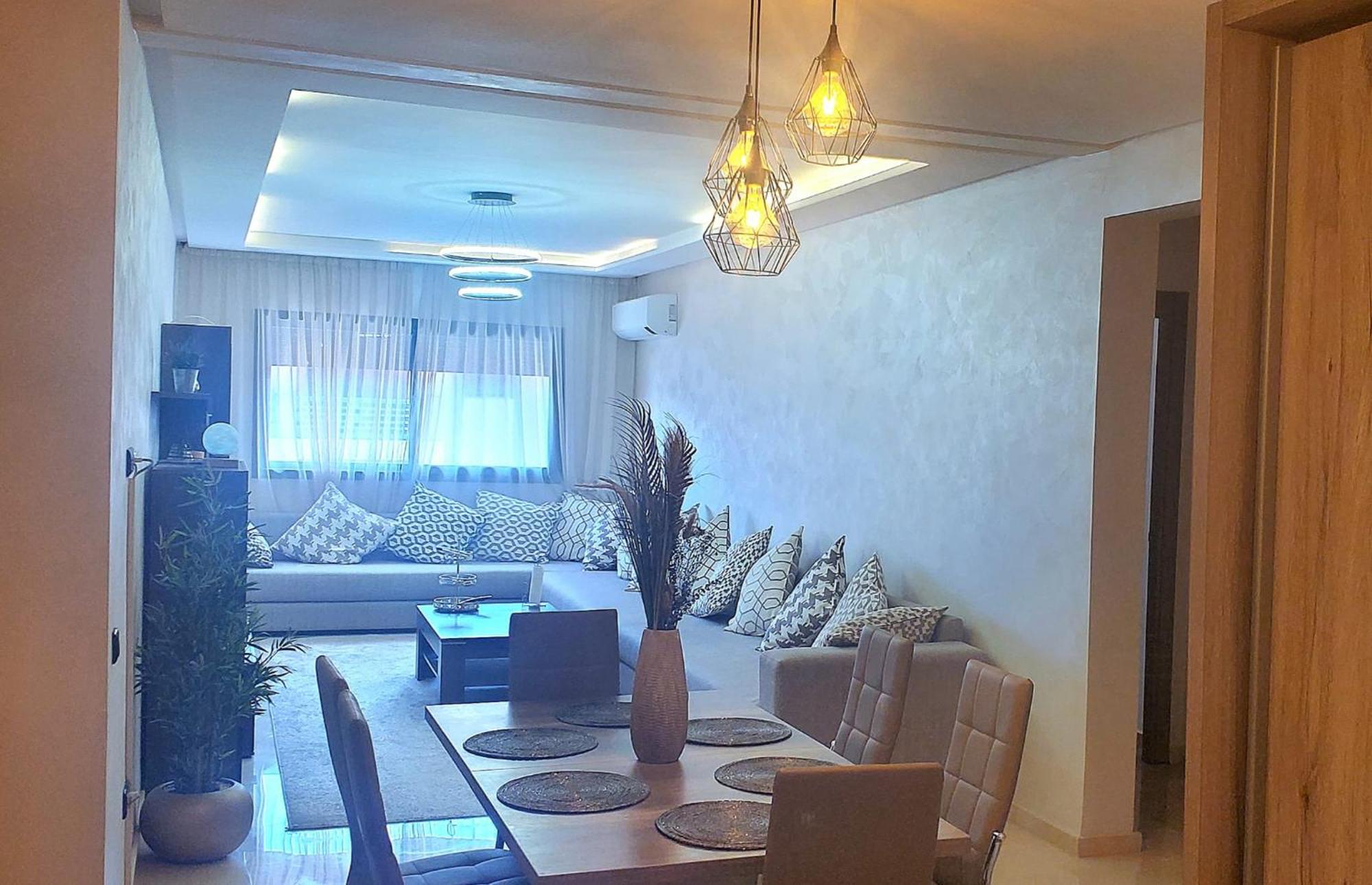 Super Appartement Haut Standing Ensoleille Gare Marrakesh Exterior foto